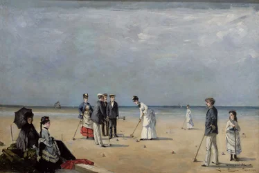 Ein Spiel von Croquet, 1872